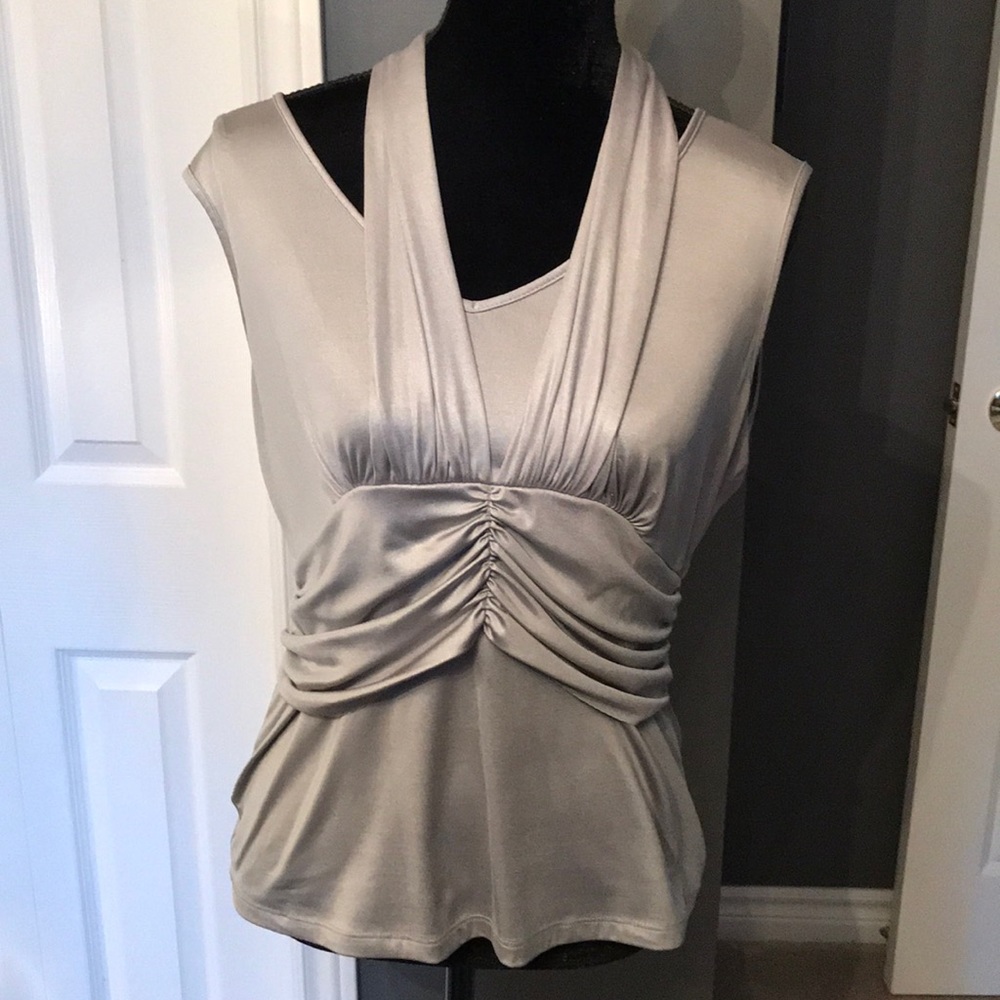 Silver stretchy shirt